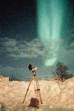 Filming Aurora Borealis
