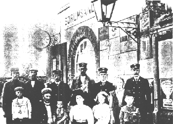 At the end station 1912